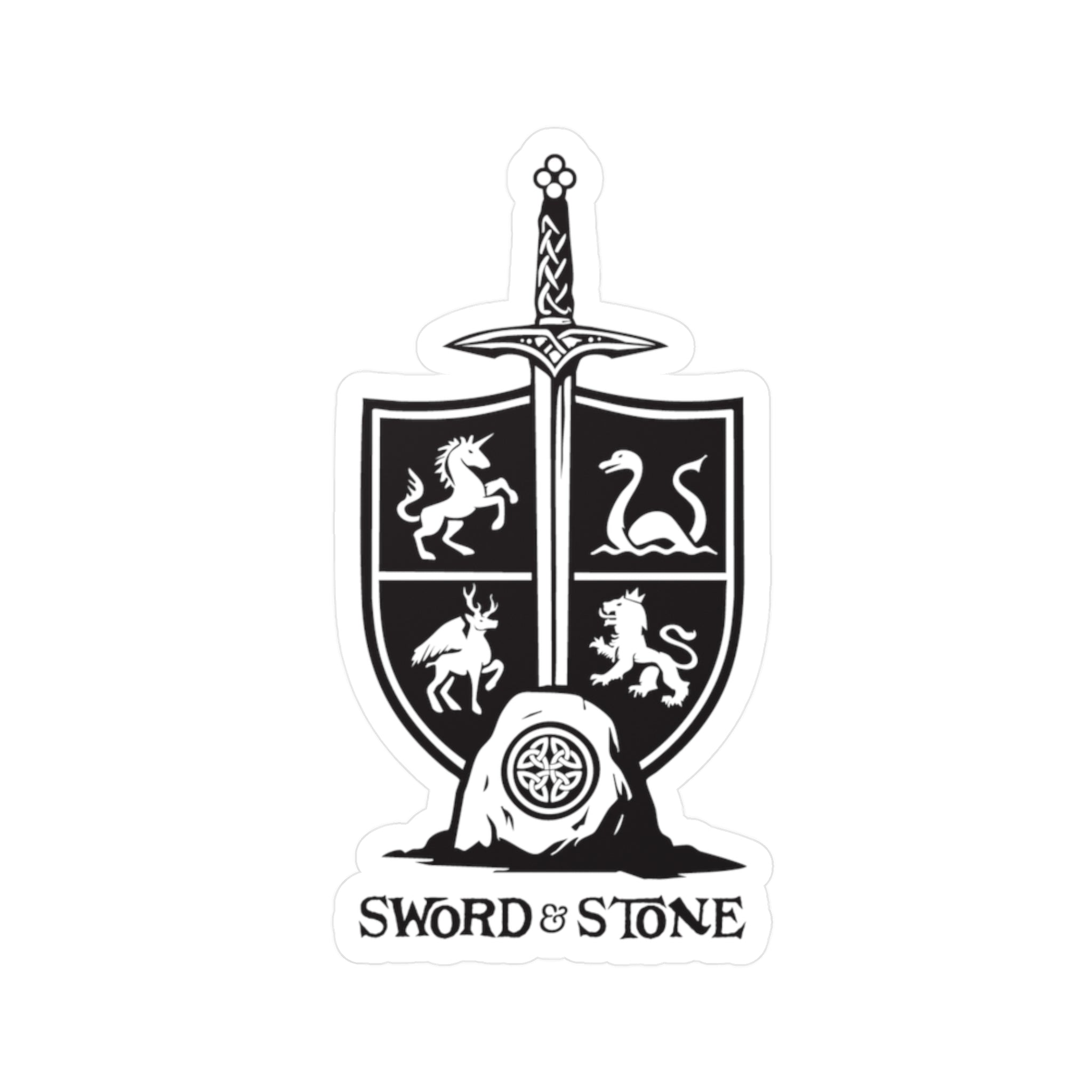 Sword & Stone Vinyl Sticker